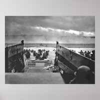 Poster de Normandie Omaha Beach 1944