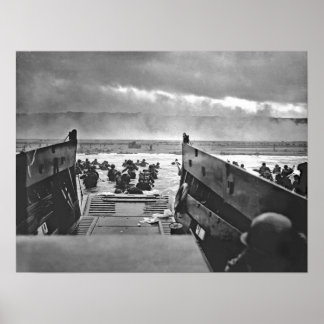 Poster de Normandie Omaha Beach 1944