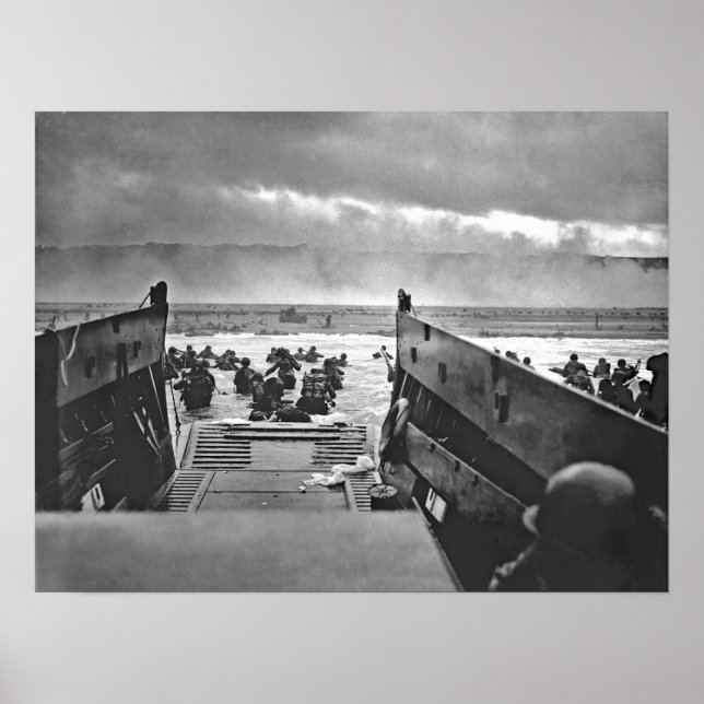 Poster de Normandie Omaha Beach 1944 (Devant)