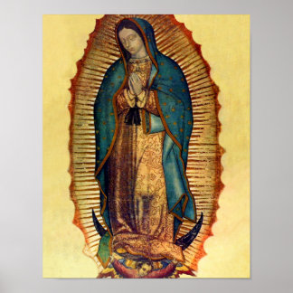 Poster de Notre-Dame de Guadalupe Vierge Marie
