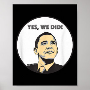Poster De Oui Nous Pouvons À Oui Nous Avons Fait Obama