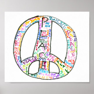 Poster de paix