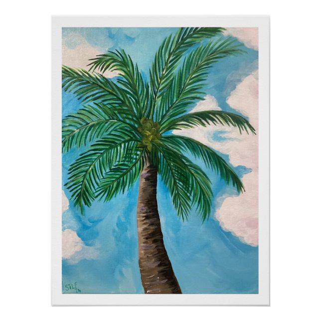 Poster de palmiers de Redland Bay (Devant)