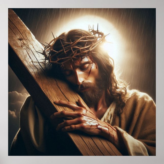 Poster de Pâques Jésus (Devant)