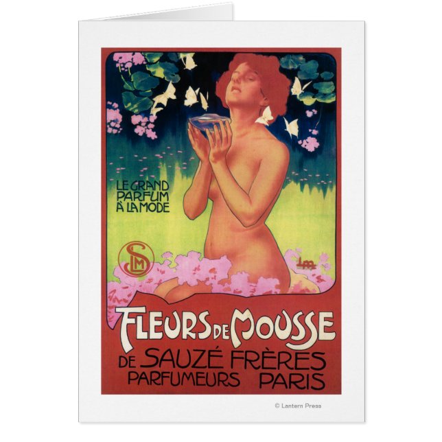 Poster de parfum Fleurs de Mousse (Devant)
