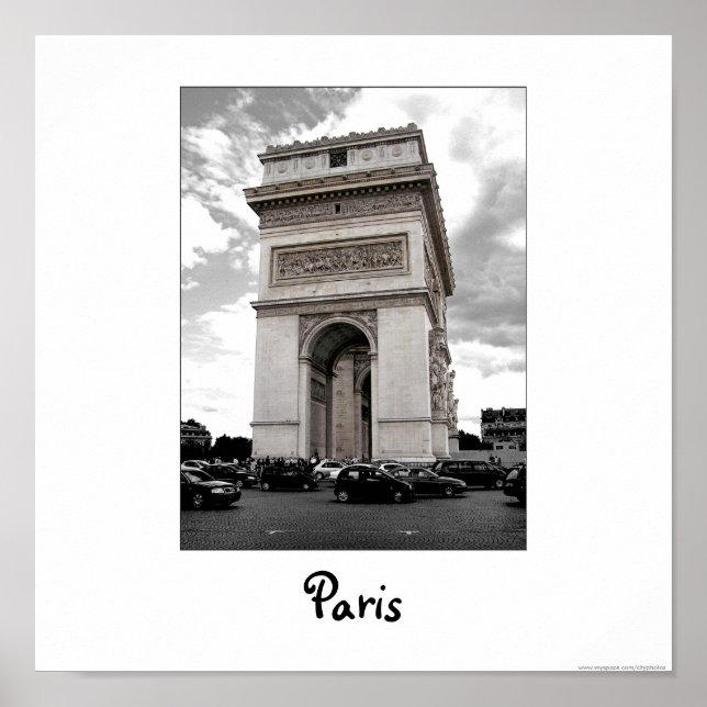 Poster de Paris France (Devant)