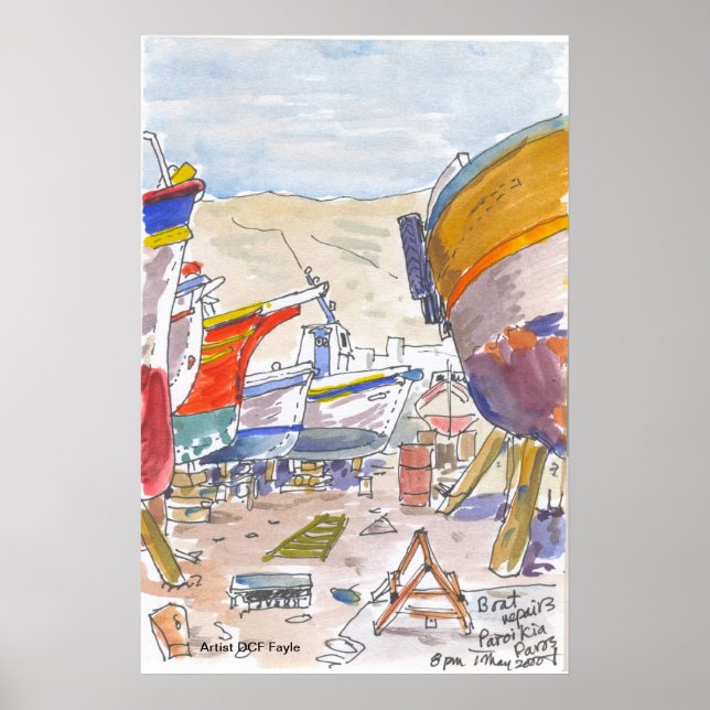 Poster de Paros Grèce (Devant)