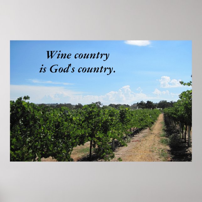 Poster de Paso Robles Pays du vin (Devant)