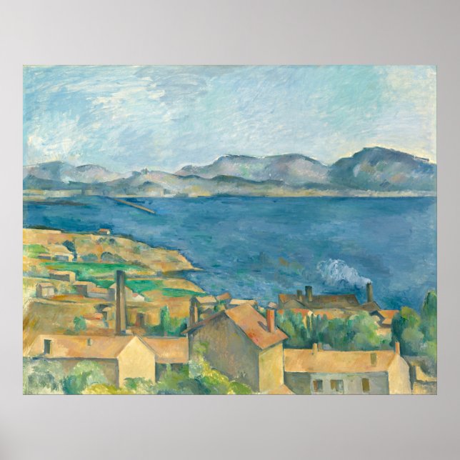 Poster de Paul Cezanne dans la baie de Marseille (Devant)