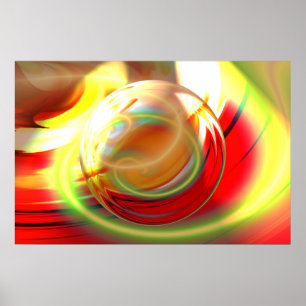 Poster de peinture Abstraite numérique