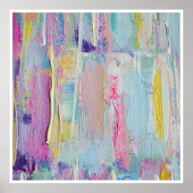 Poster de peinture de grand couteau de palette 4
