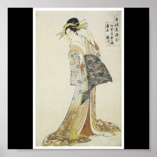 Poster de peinture japonaise c. 1796-97