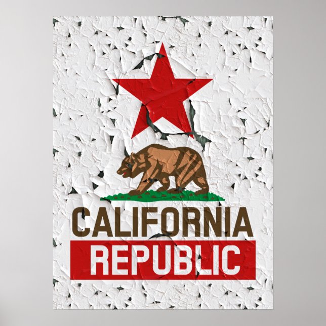 Poster de peinture Peeling en Californie (Devant)