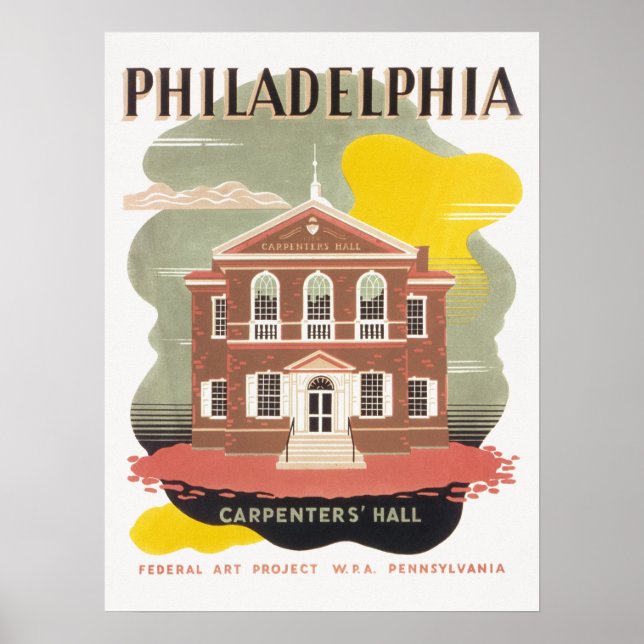 Poster de Pennsylvanie vintage (Devant)