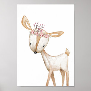 Poster de pépinière - Animaux des bois