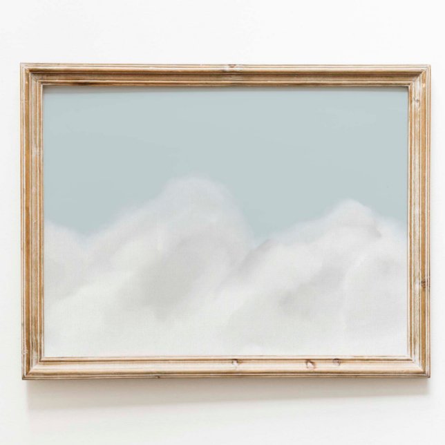 poster de pépinière bleu vintage (Créateur téléchargé)