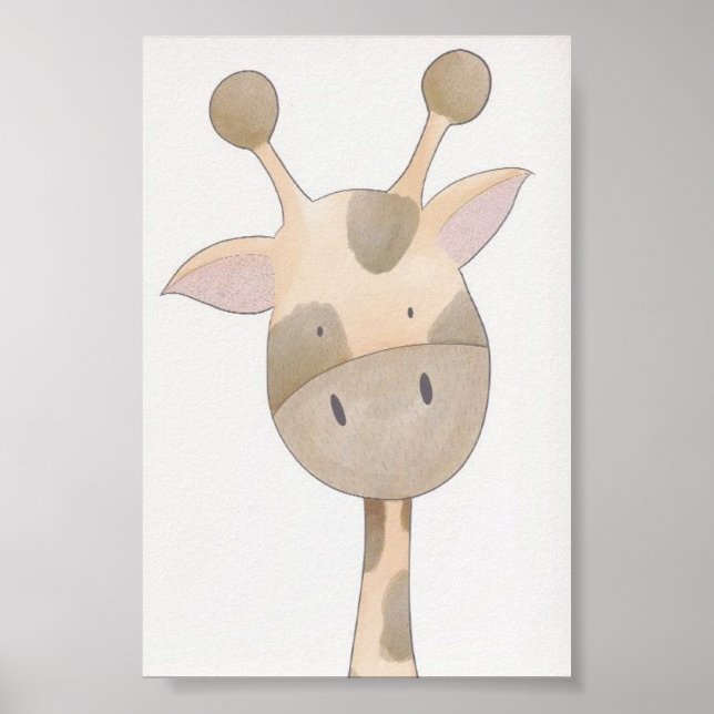 Poster de pépinière - Giraffe (Devant)