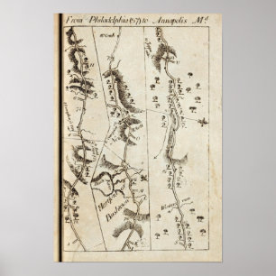 Poster De Philadelphie à DM 57 d'Annapolis