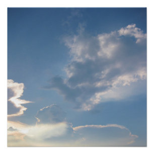 Poster de photographie de la nature Nuages Imprime