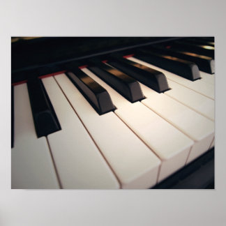 Poster de piano moderne