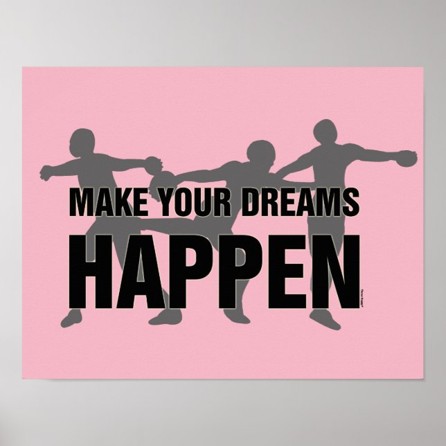 Poster de piste et de piste Discus (Devant)