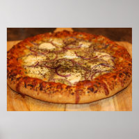 Poster de pizza