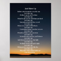 Poster de poésie motivationnelle pour les entrepre