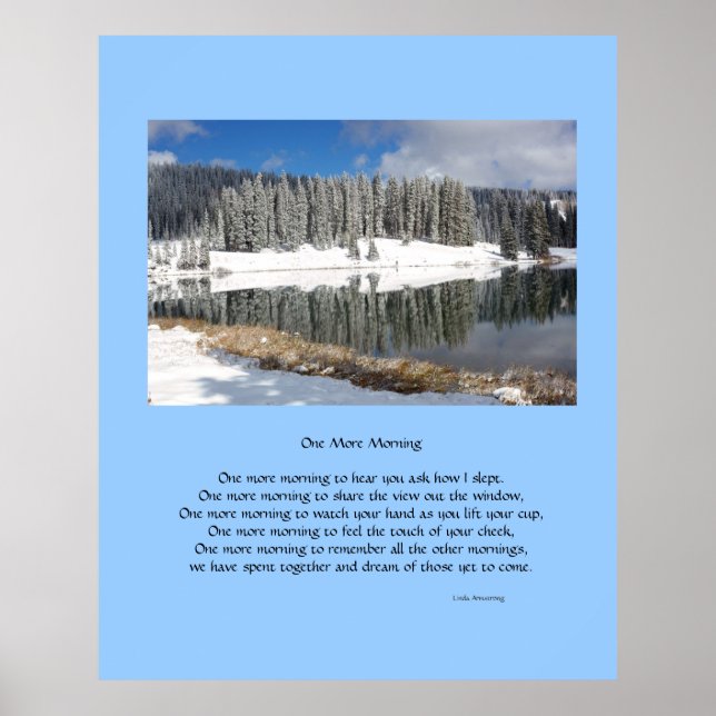 Poster de poésie romantique de plus (Devant)