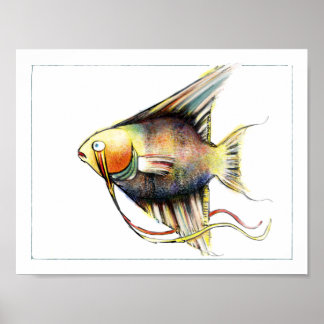 Poster de poisson Imaginaire : Angelo