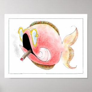 Poster de poisson Imaginaire : Cecil