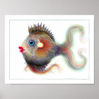Poster de poisson Imaginaire : Fancy