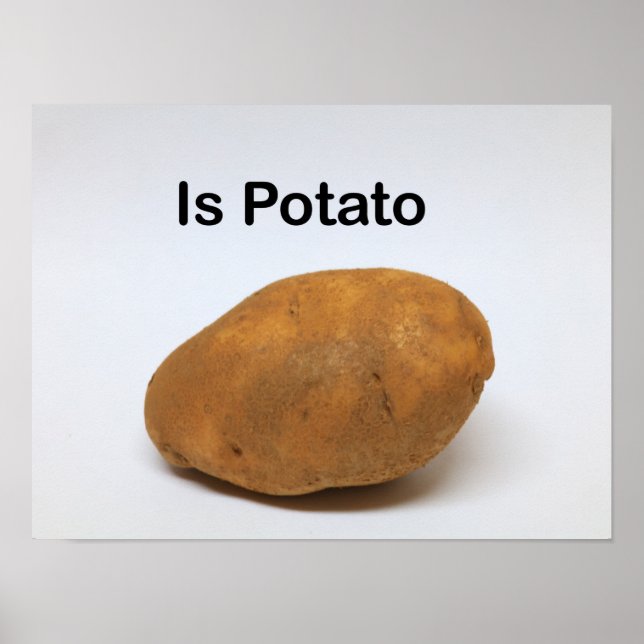 Poster de pommes de terre (Devant)