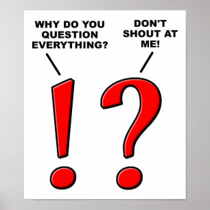 Poster de ponctuation