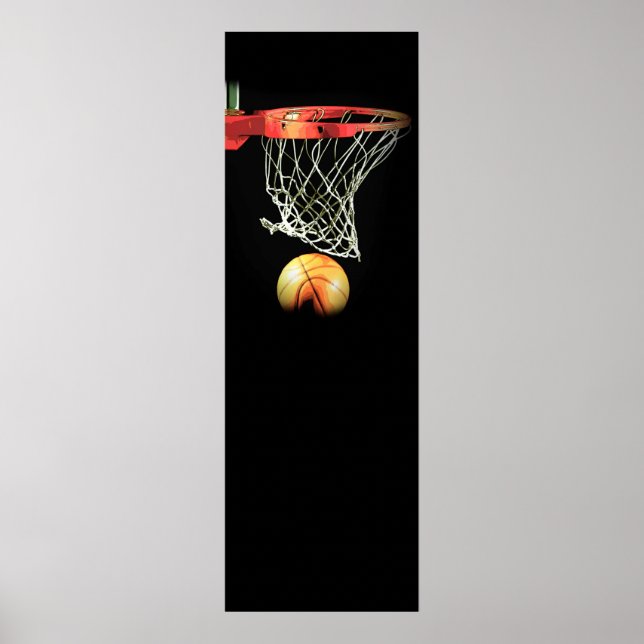Poster de porte de basketball vertical panoramique (Devant)