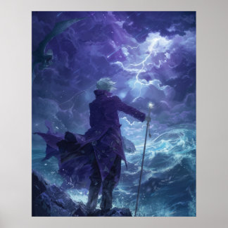 Poster de portrait de Jeune Homme