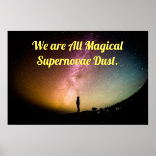 Poster de poussière Magique Supernovae