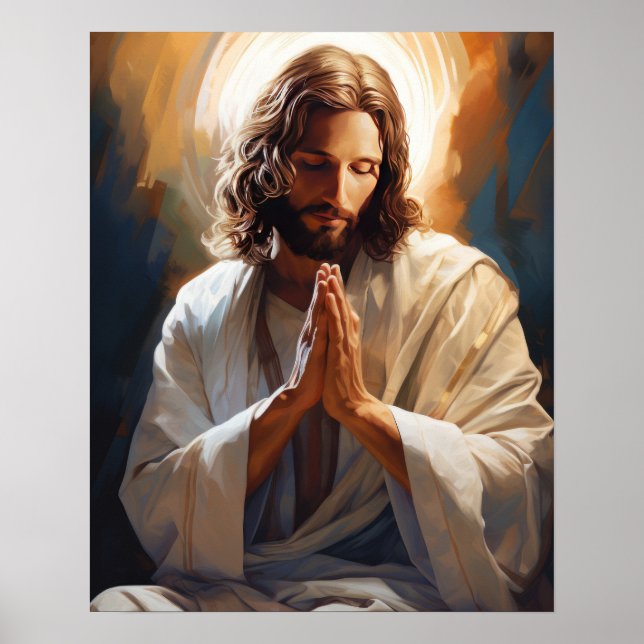 Poster de prière de Jésus (Devant)