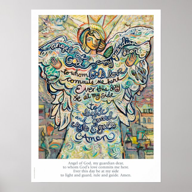 Poster de prière Guardian Angel (Devant)