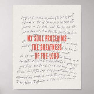 Poster de prière Magnificat