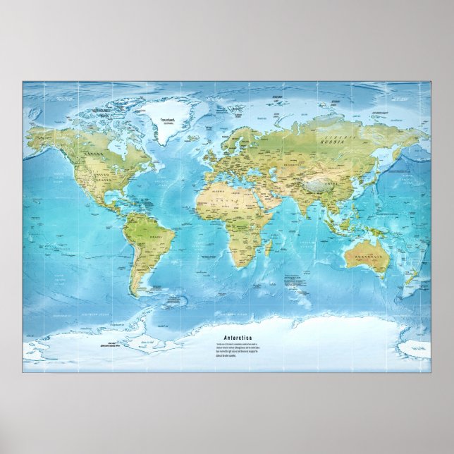 Poster de projection de la carte Moteur Monde Phys (Devant)