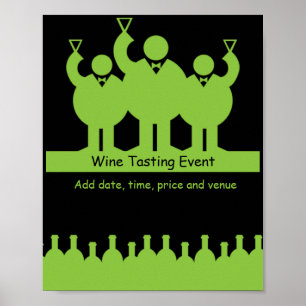 Poster de promotion de l'événement de dégustation 