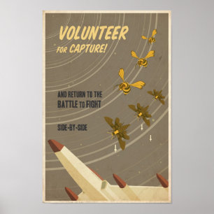 Poster de propagande de jeux d'arcade - sixième d'