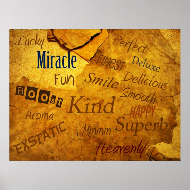 Poster de rappel de la positivité ! (Devant)