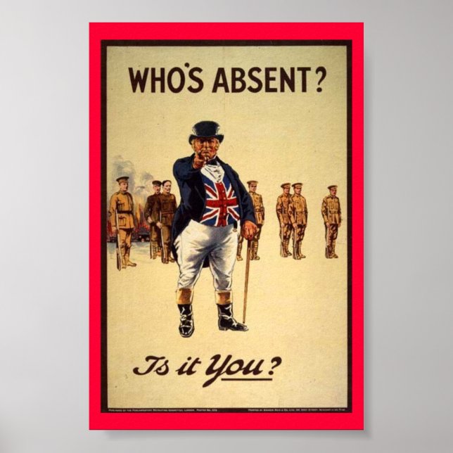 Poster de recrutement classique John Bull (Devant)