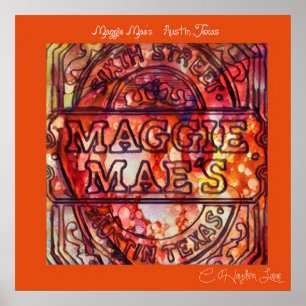 Poster De renvoi copie d'Austin Maggie Mae