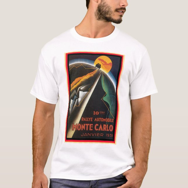 Poster de reproduction Monte Carlo T-Shirt (Devant)