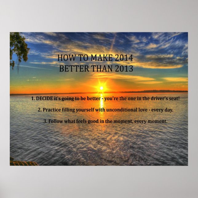 Poster de résolution du Nouvel An Motivationnel 20 (Devant)