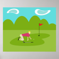 Poster de Retro Golfer