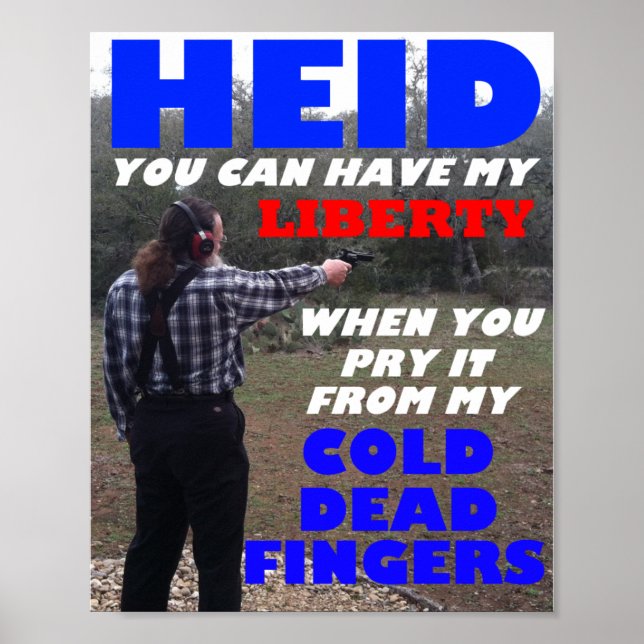 Poster de Robert Heid "Liberty" (Devant)