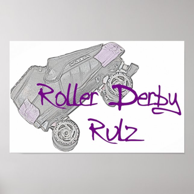 Poster de Roller Derby Rulz (Devant)